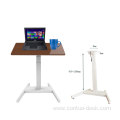 Best Electric Portable Standing Trestle Desk With One Leg adjust standing desk computer